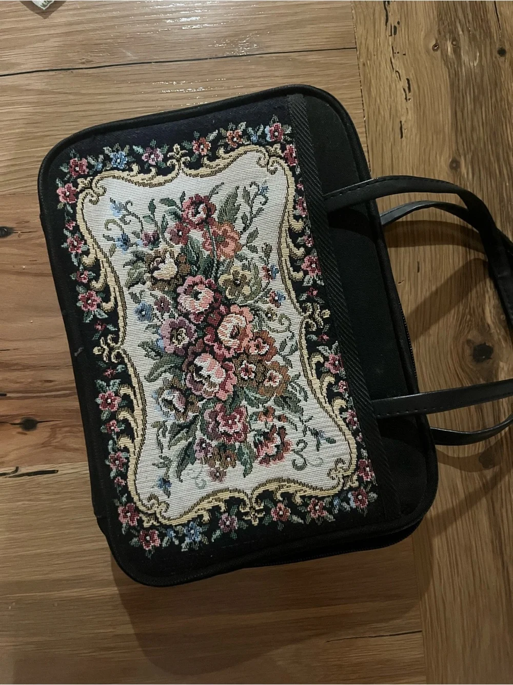 Vintage tapestry Bible cover